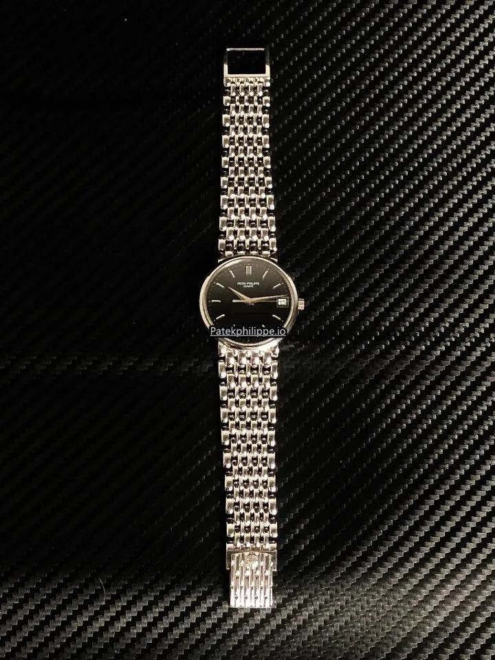 Alternative view of Patek Philippe Calatrava Jan-98 33MM White Gold Case Automatic