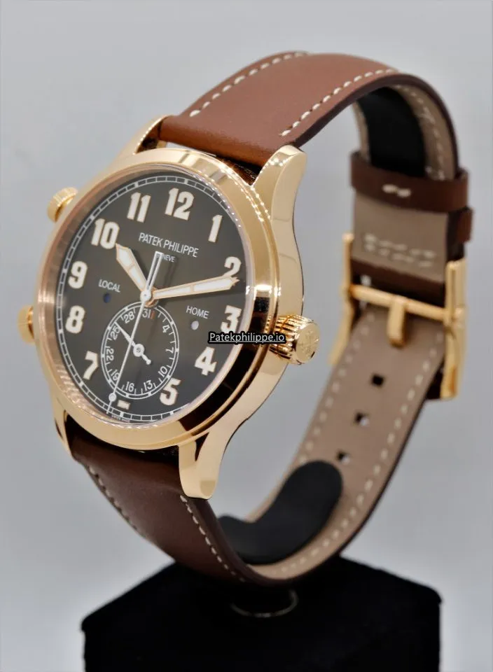 Alternative view of Patek Philippe Travel Time 5524r-001 Red Gold Case Automatic