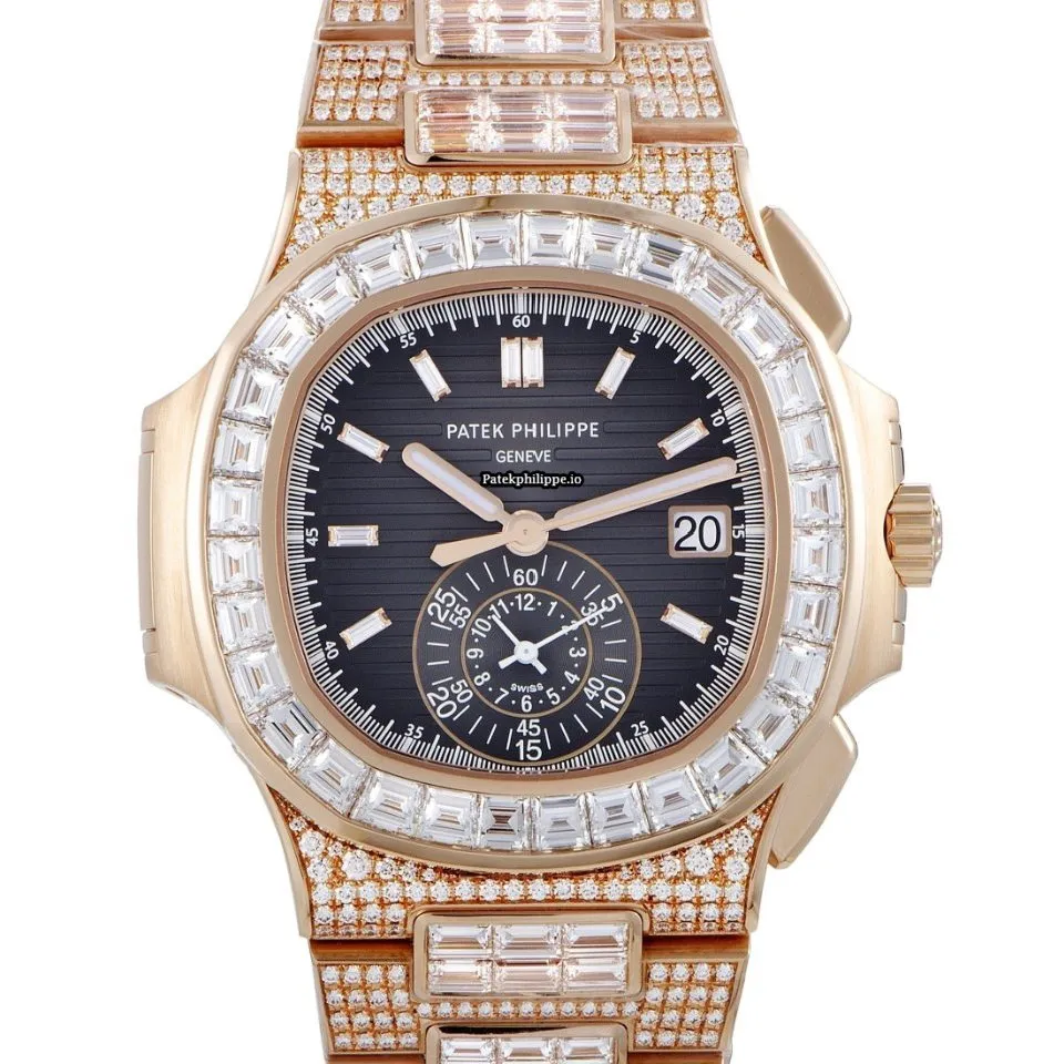 Patek Philippe Nautilus 5980/1400r-011 40.5MM Rose Gold Case Automatic