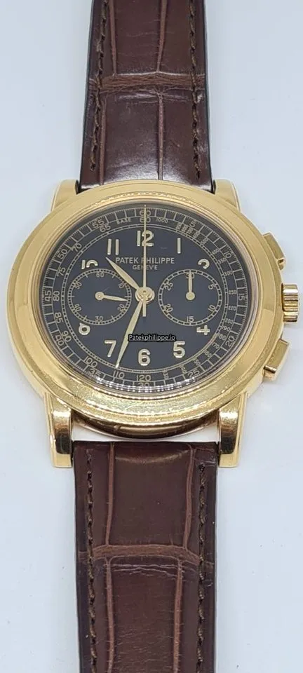 Patek Philippe Chronograph 5070j-001 42MM Yellow Gold Case Manual Winding