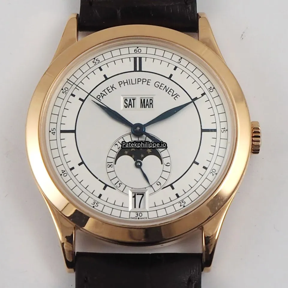 Alternative view of Patek Philippe Annual Calendar 5396r-001 38MM Rose Gold Case Automatic