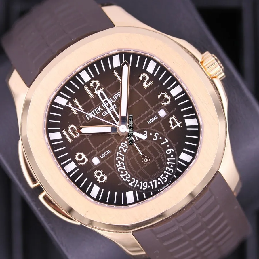 Alternative view of Patek Philippe Aquanaut 5164r-001 40.8MM Rose Gold Case Automatic