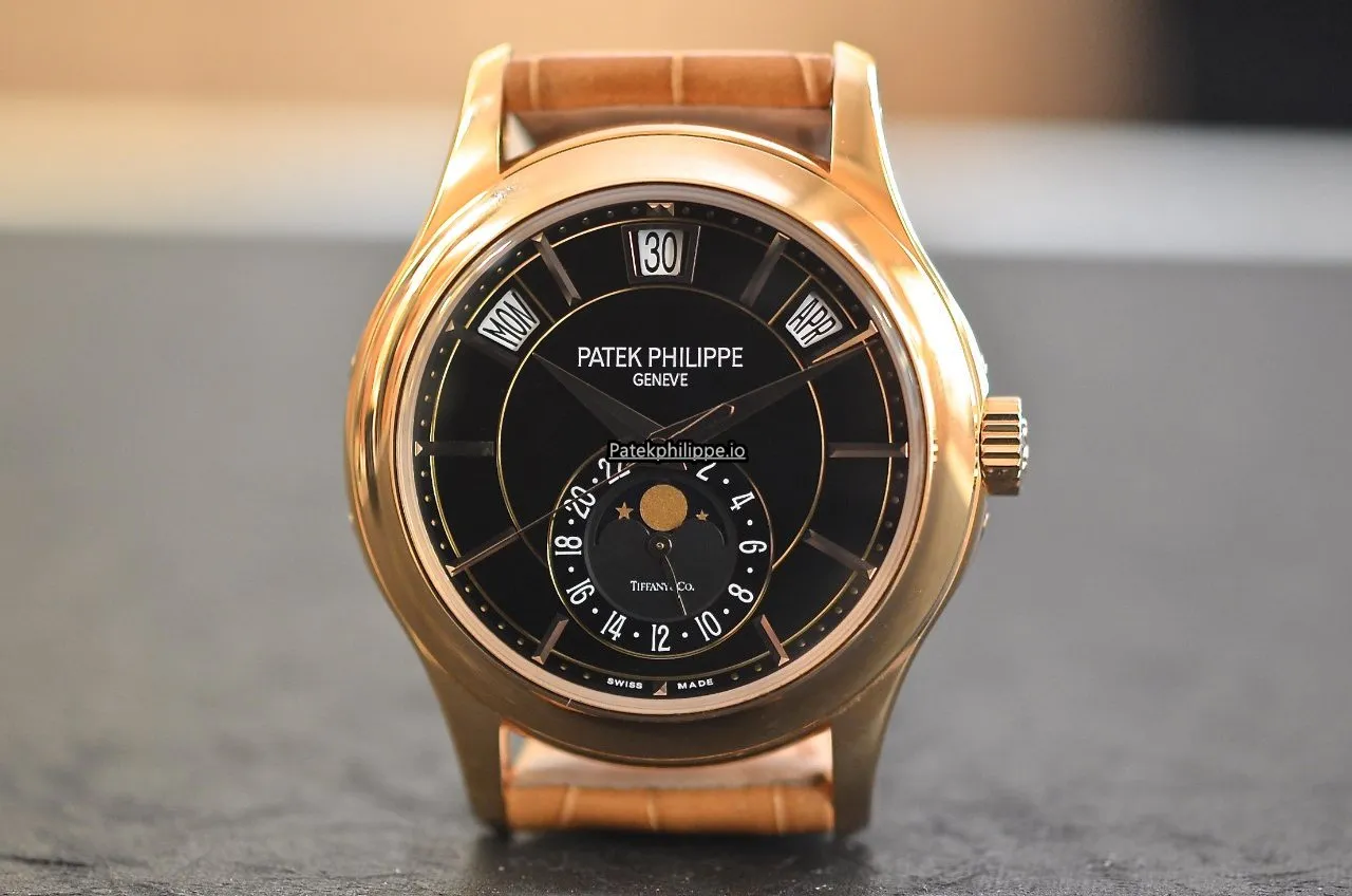 Alternative view of Patek Philippe Annual Calendar 5205r-010 40MM Rose Gold Case Automatic