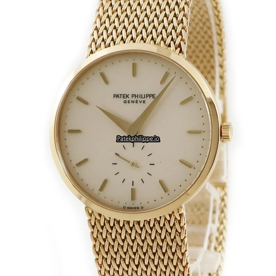 Patek Philippe Calatrava Jan-93 33MM Yellow Gold Case Manual Winding