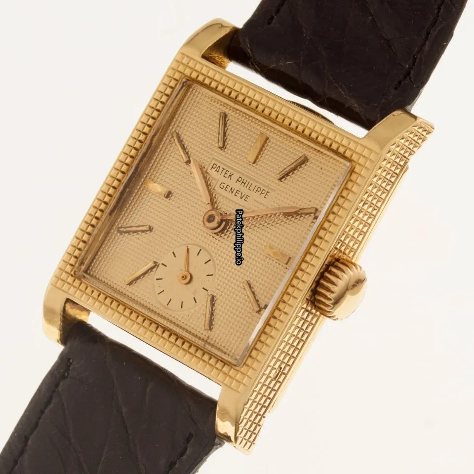 Patek Philippe 2496 34x26MM Yellow Gold Case Manual Winding