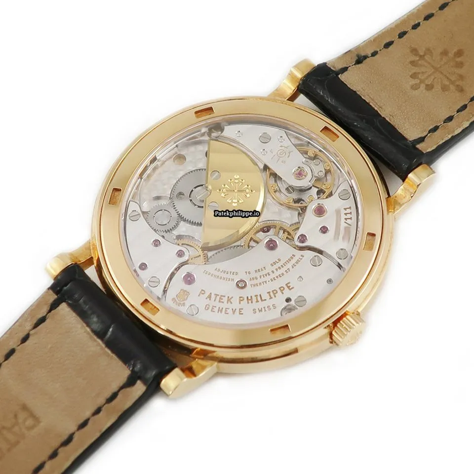 Alternative view of Patek Philippe Calatrava 5120j-001 35MM Yellow Gold Case Automatic