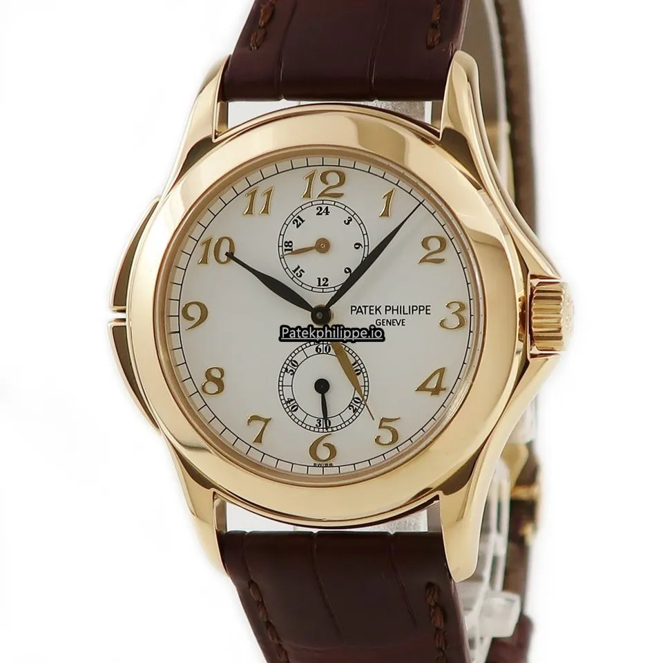 Patek Philippe Travel Time 5134j-001 37MM Yellow Gold Case Manual Winding
