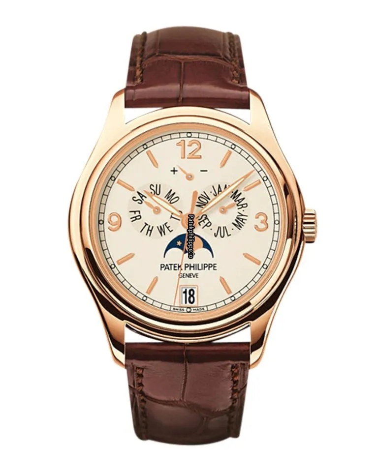 Patek Philippe Annual Calendar 5146r-001 39MM Rose Gold Case Automatic
