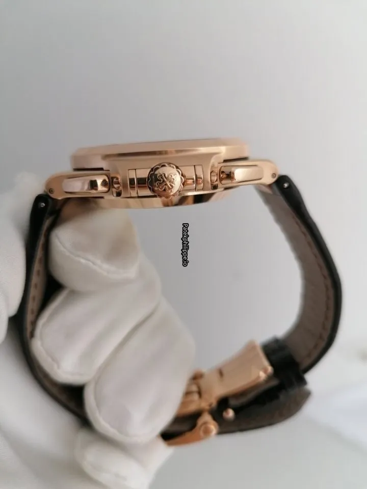 Alternative view of Patek Philippe Nautilus 5980r-001 40.5MM Rose Gold Case Automatic