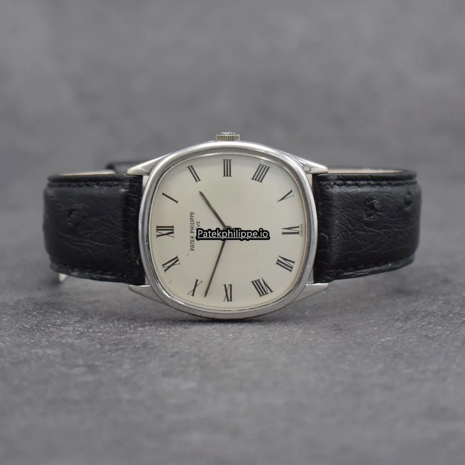 Patek Philippe Golden Ellipse 33MM White Gold Case Manual Winding