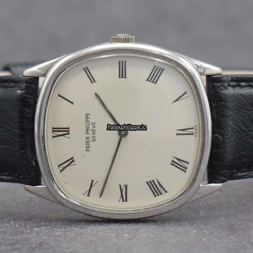 Alternative view of Patek Philippe Golden Ellipse 33MM White Gold Case Manual Winding