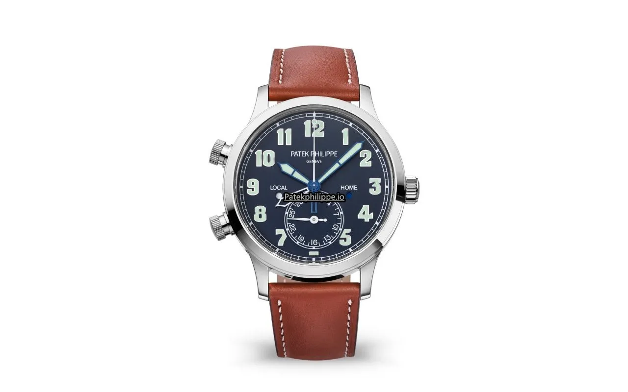 Patek Philippe Travel Time 5524g-001 42MM White Gold Case Automatic