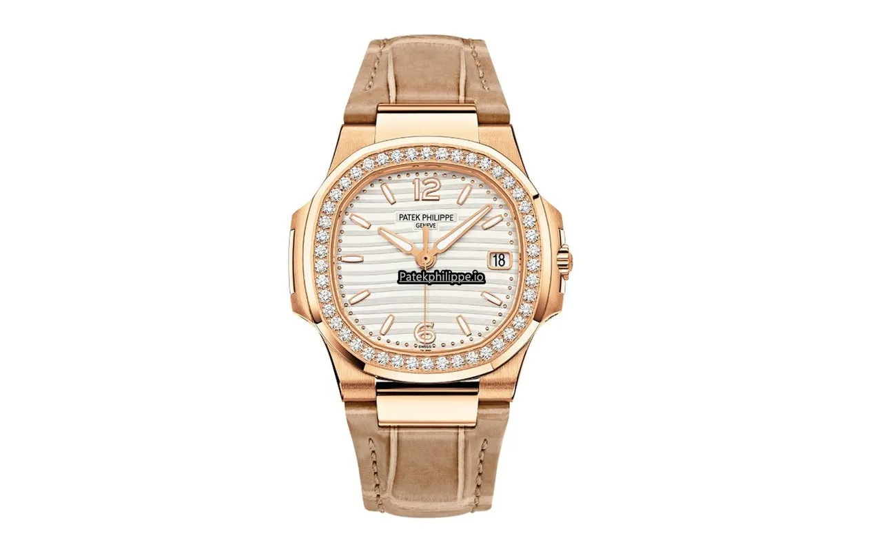 Patek Philippe Nautilus 7010r-011 32MM Rose Gold Case Quartz