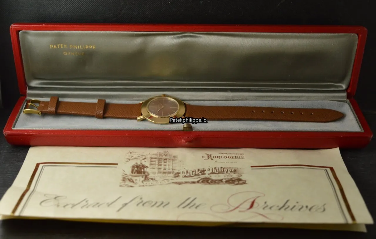 Alternative view of Patek Philippe Calatrava 2594 32MM Yellow Gold Case Manual Winding