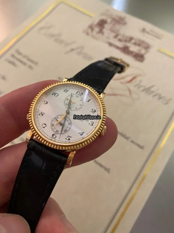 Patek Philippe Travel Time 5034j 34MM Yellow Gold Case Manual Winding