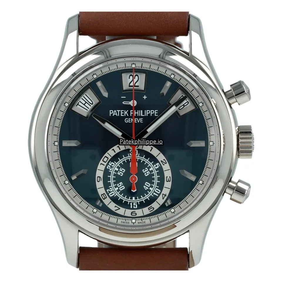 Alternative view of Patek Philippe Annual Calendar 5960/01g-001 40.5MM White Gold Case Automatic