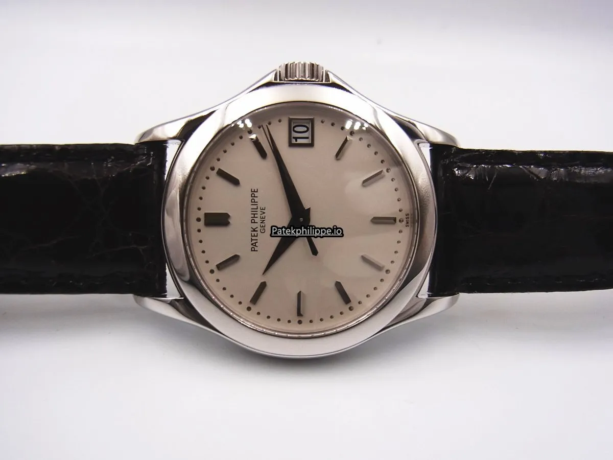 Alternative view of Patek Philippe Calatrava 5107g-001 37MM White Gold Case Automatic