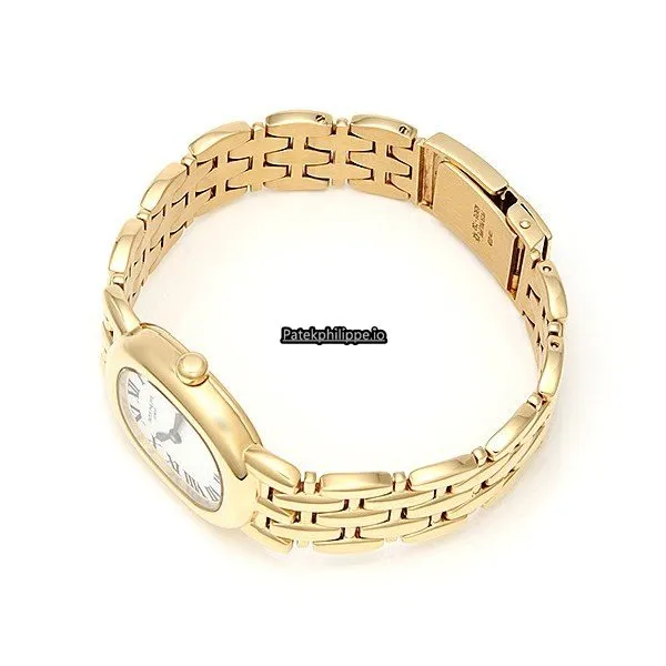 Alternative view of Patek Philippe Golden Ellipse Jan-21 25.5x23MM Yellow Gold Case Quartz