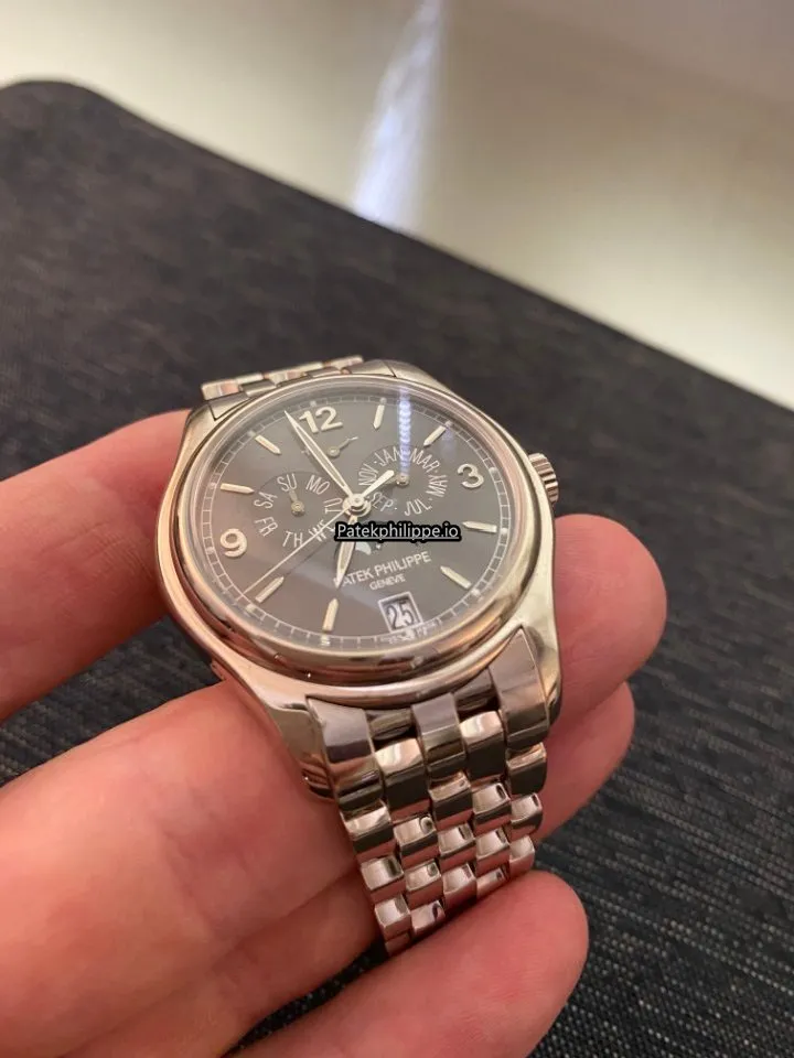 Alternative view of Patek Philippe Annual Calendar 5146/1g-010 39MM White Gold Case Automatic