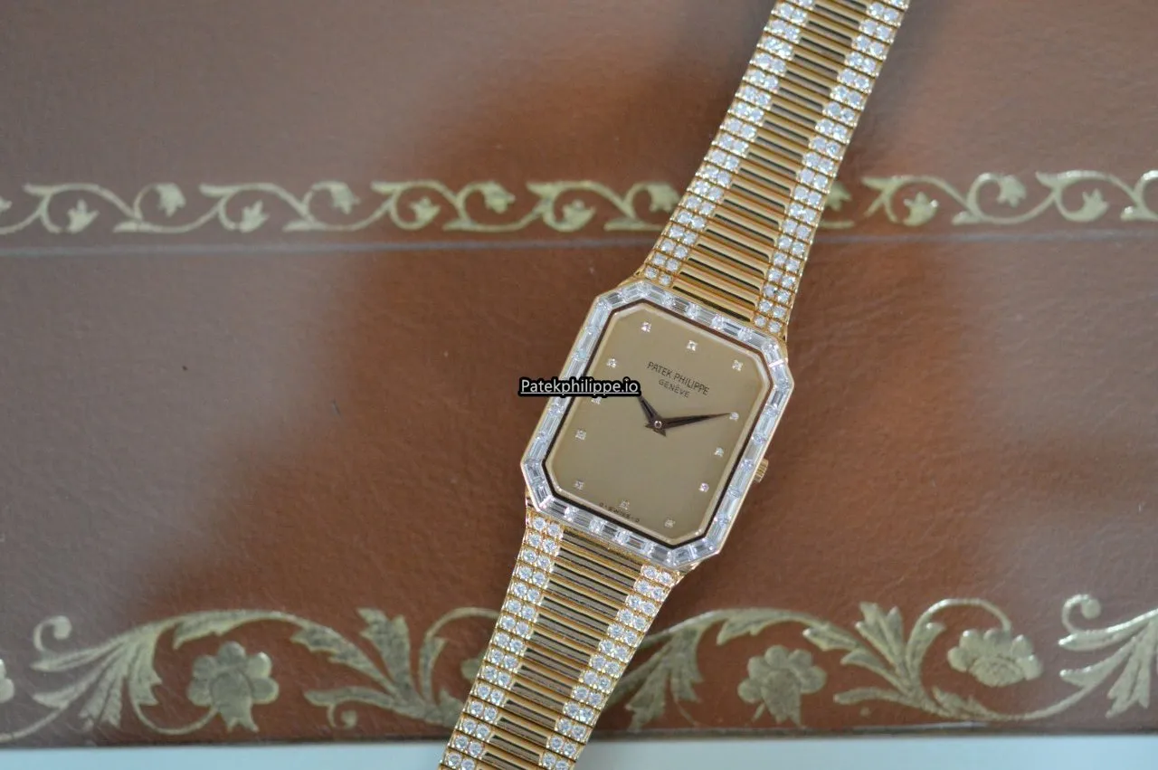 Patek Philippe 3819/002 30x25MM Yellow Gold Case Quartz