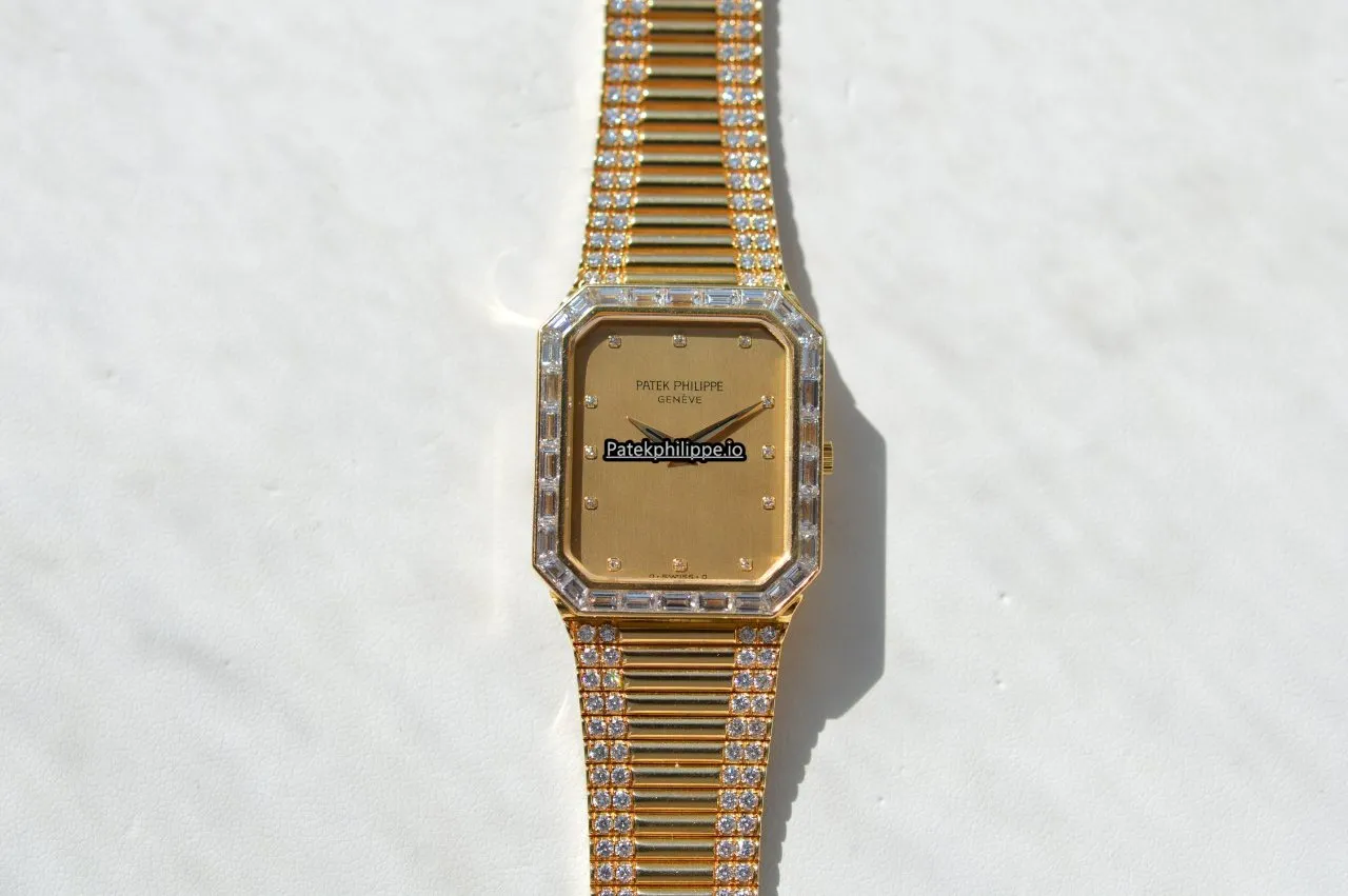 Alternative view of Patek Philippe 3819/002 30x25MM Yellow Gold Case Quartz