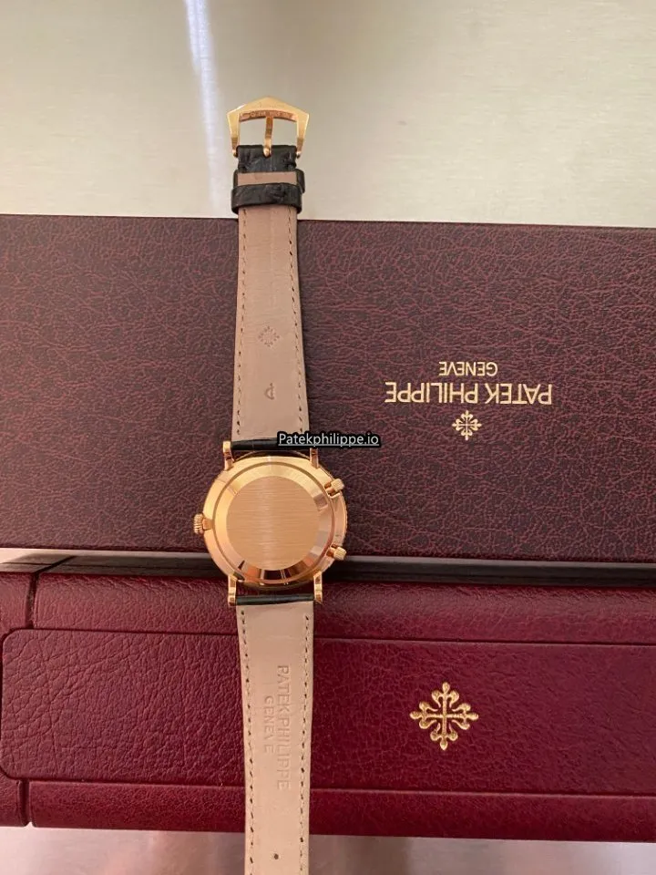 Alternative view of Patek Philippe Travel Time 5034r 34MM Rose Gold Case Manual Winding
