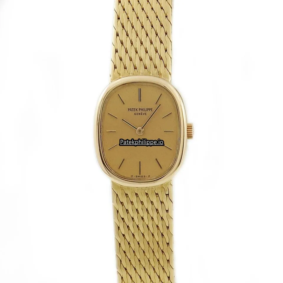Patek Philippe Golden Ellipse Mar-64 20MM Yellow Gold Case Manual Winding