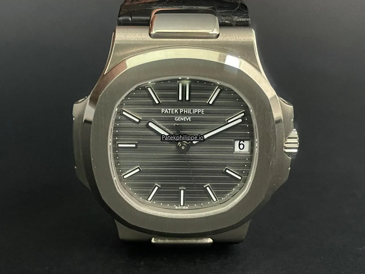 Alternative view of Patek Philippe Nautilus 5711g-001 42MM White Gold Case Automatic