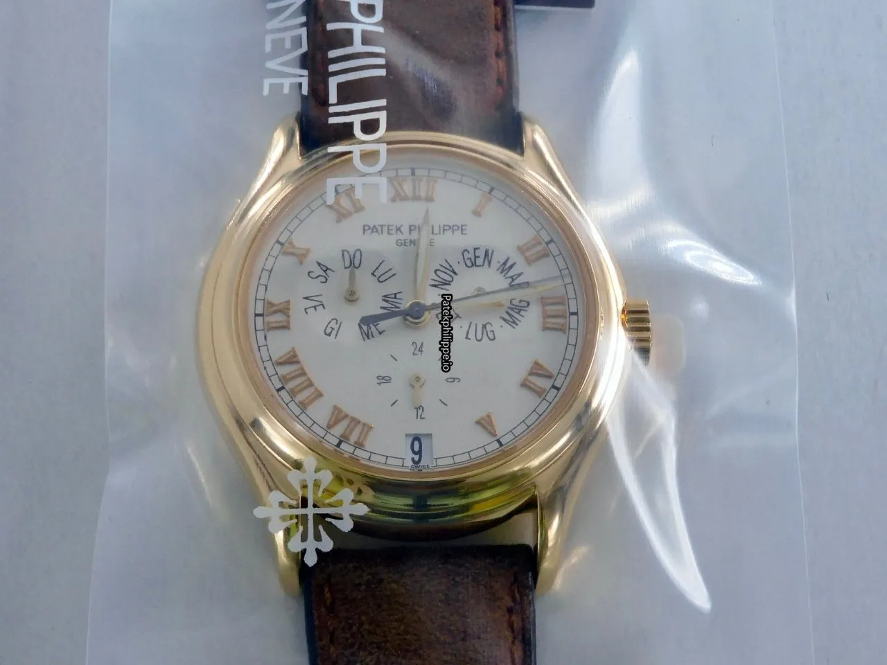 Alternative view of Patek Philippe Annual Calendar 5035j-011 37MM Yellow Gold Case Automatic