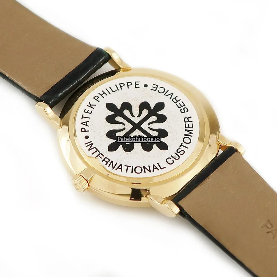 Alternative view of Patek Philippe Calatrava 3919j-001 33MM Yellow Gold Case Manual Winding