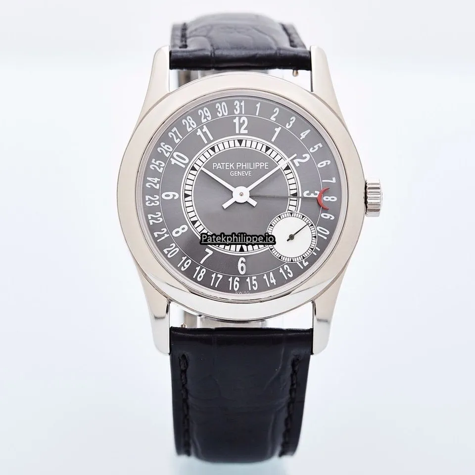 Patek Philippe Calatrava 6000g-010 37MM White Gold Case Automatic