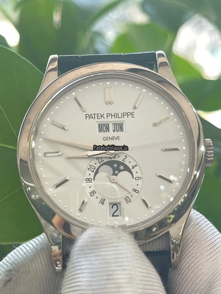 Alternative view of Patek Philippe Annual Calendar 5396g-011 38MM White Gold Case Automatic