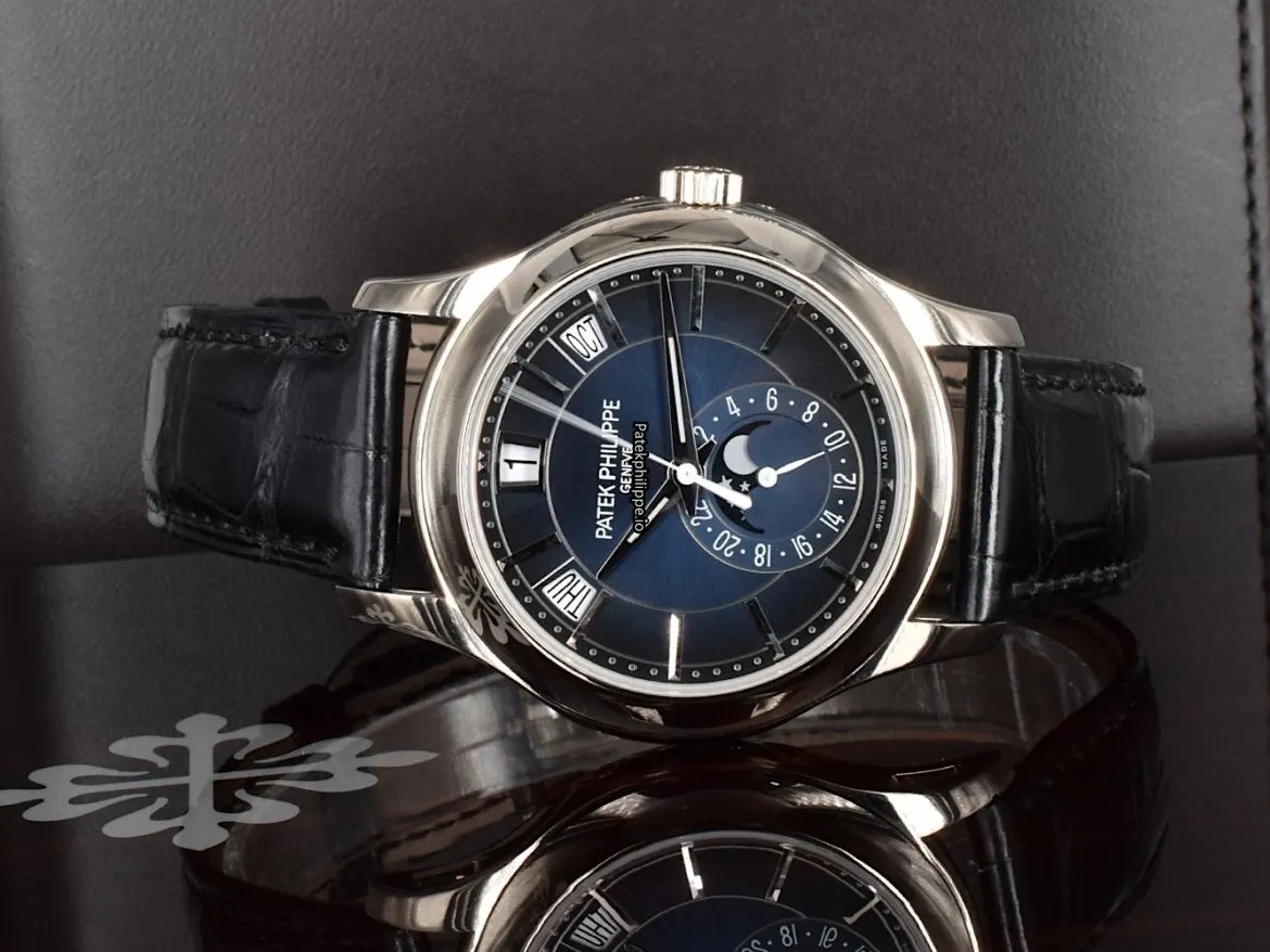 Alternative view of Patek Philippe Annual Calendar 5205g-013 40MM White Gold Case Automatic