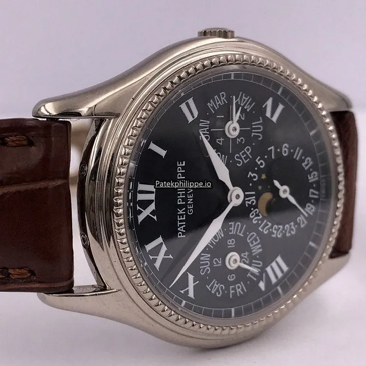 Alternative view of Patek Philippe Perpetual Calendar 5038 43x37MM White Gold Case Automatic