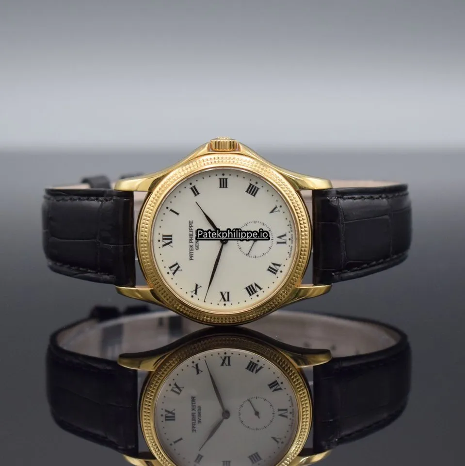 Patek Philippe Calatrava 35MM Yellow Gold Case Manual Winding