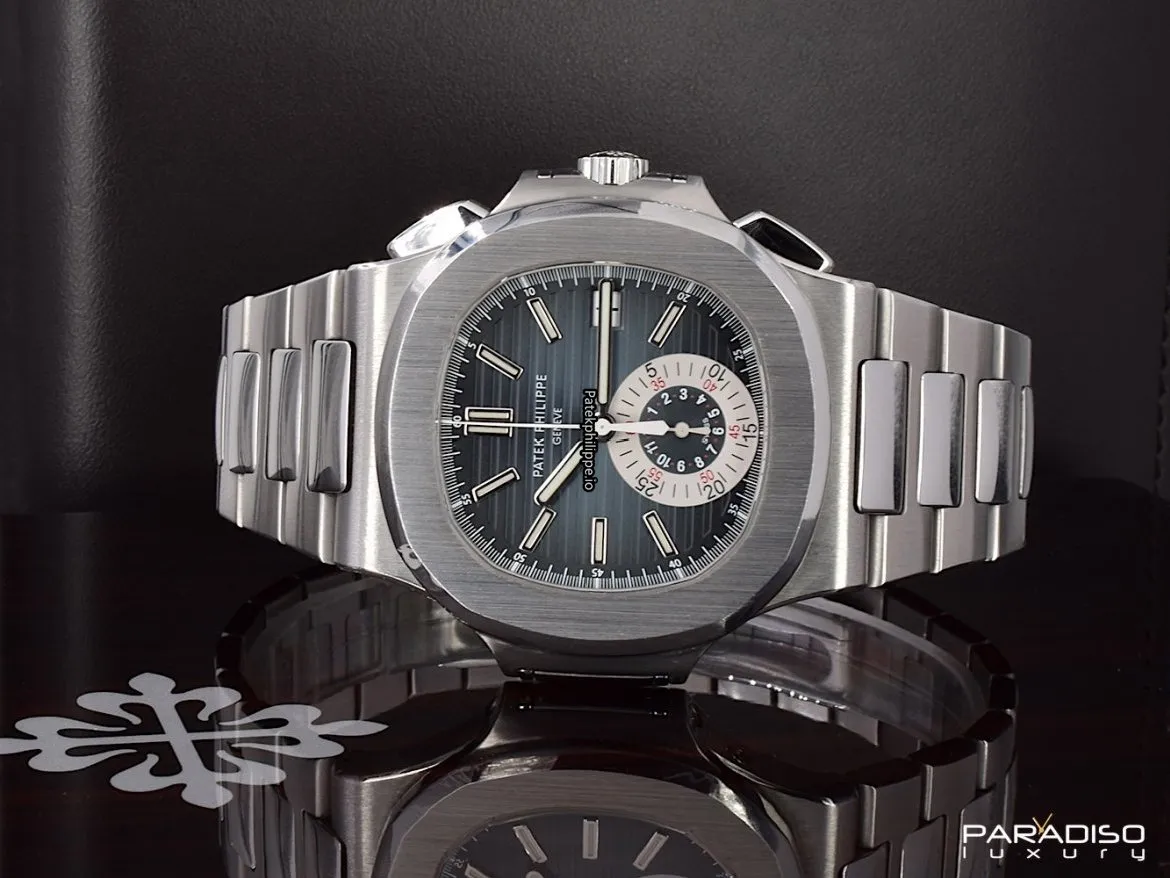 Alternative view of Patek Philippe Nautilus 5980/1a-001 Steel Case Automatic