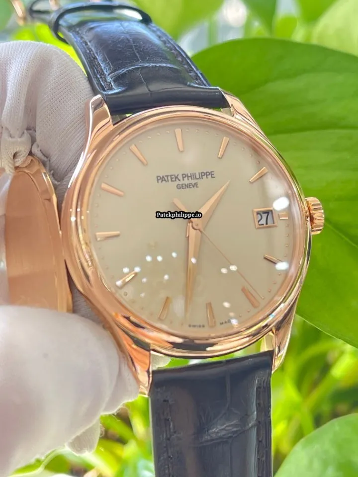 Alternative view of Patek Philippe Calatrava 5227r-001 39MM Rose Gold Case Automatic