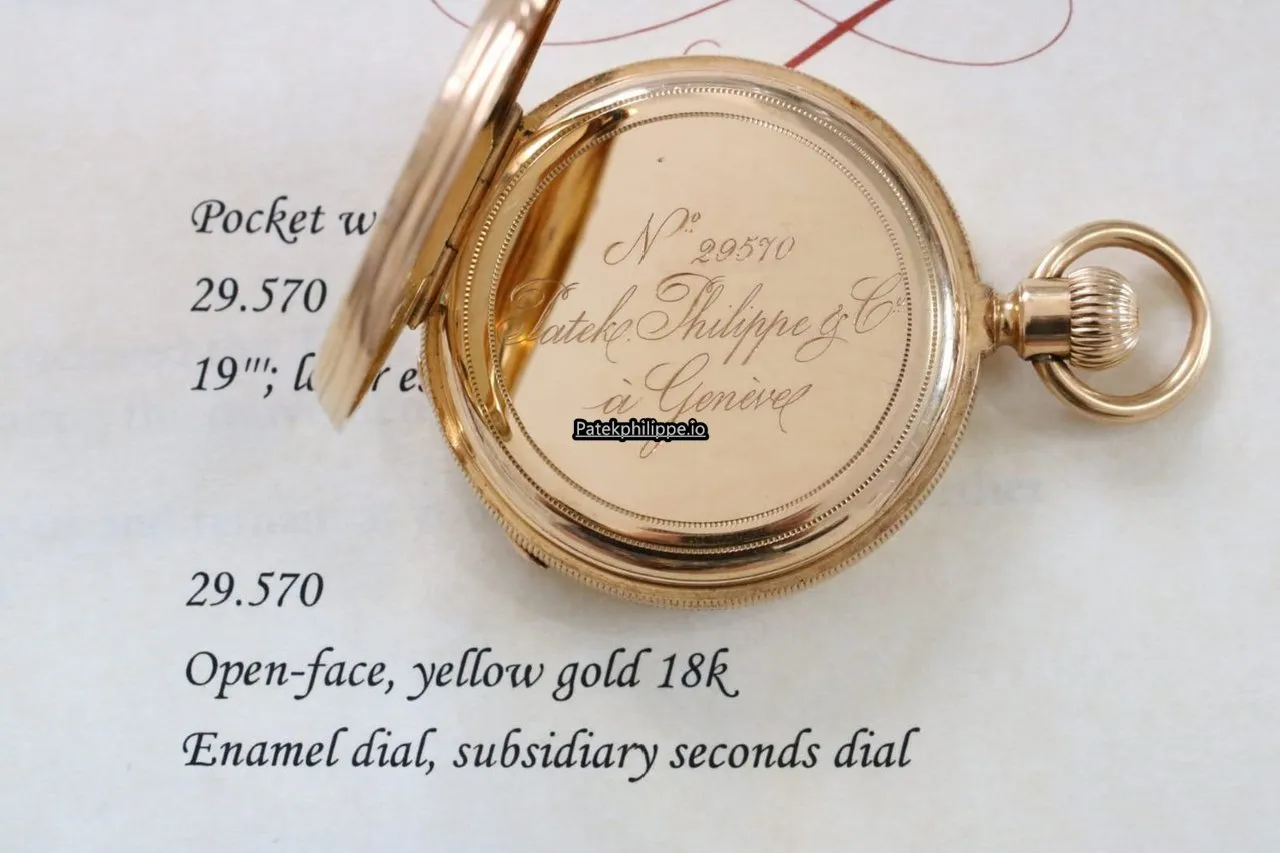 Alternative view of Patek Philippe Yellow Gold Case Manual Winding