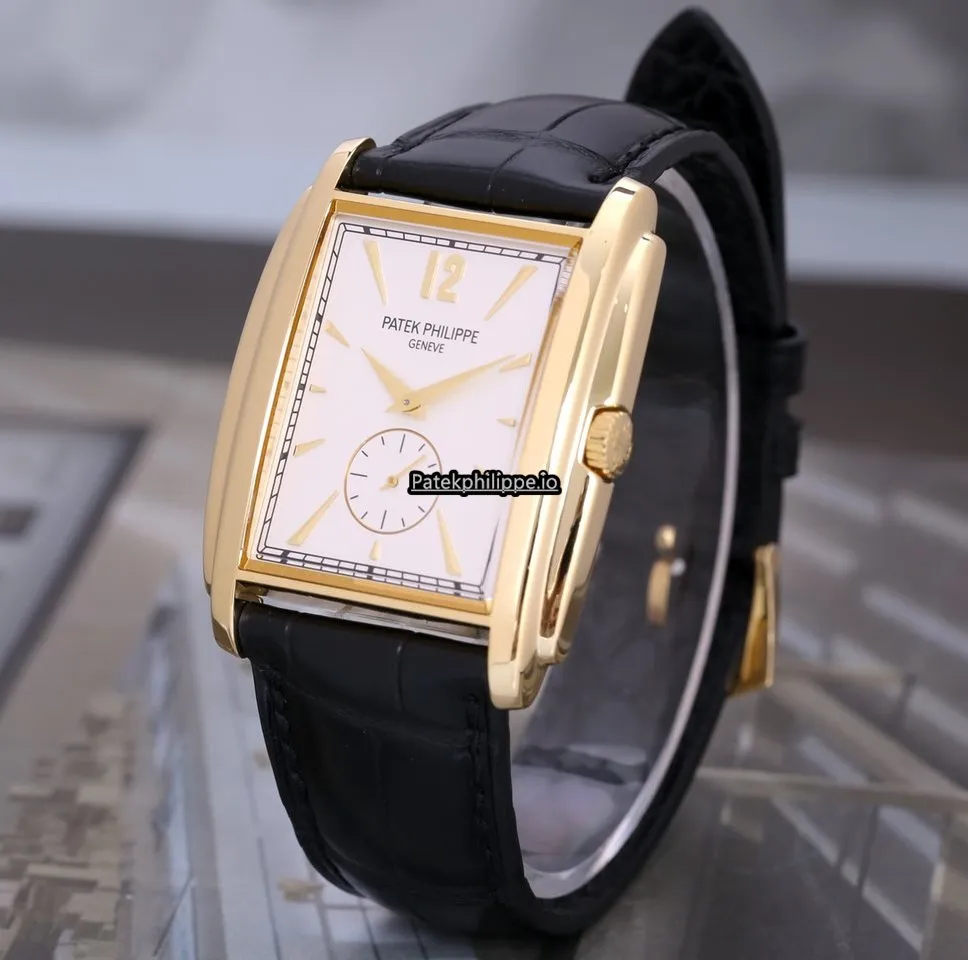 Alternative view of Patek Philippe Gondolo 5124j-001 33.4x43MM Yellow Gold Case Manual Winding