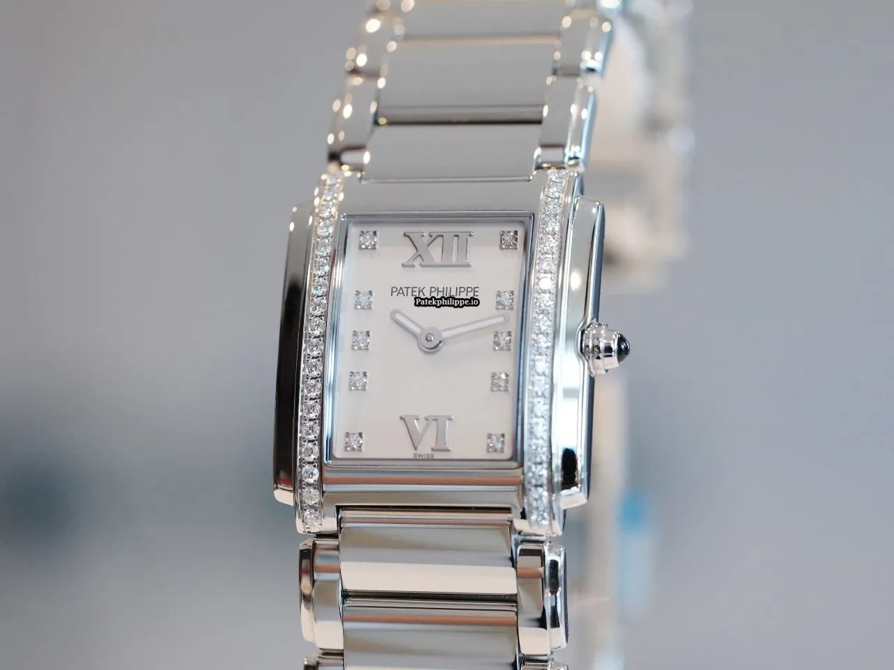 Alternative view of Patek Philippe Twenty-4 4910/10a-011 25x30MM Steel Case Quartz