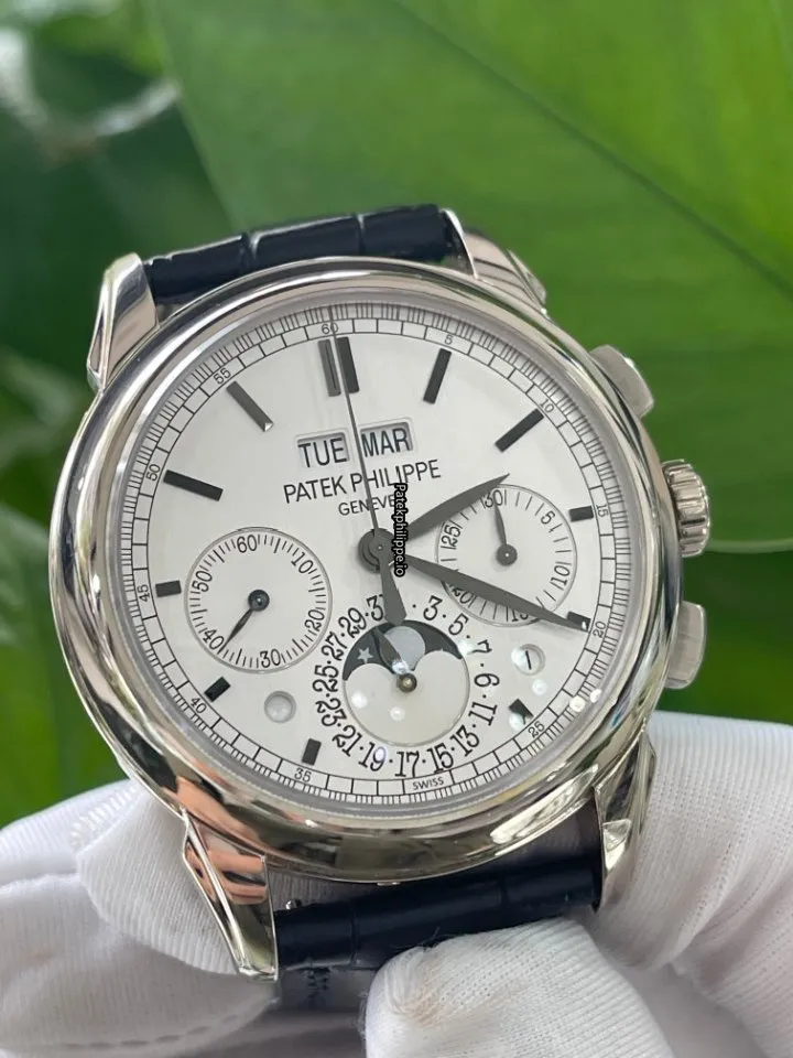 Alternative view of Patek Philippe Perpetual Calendar 5270g-001 41MM White Gold Case Manual Winding