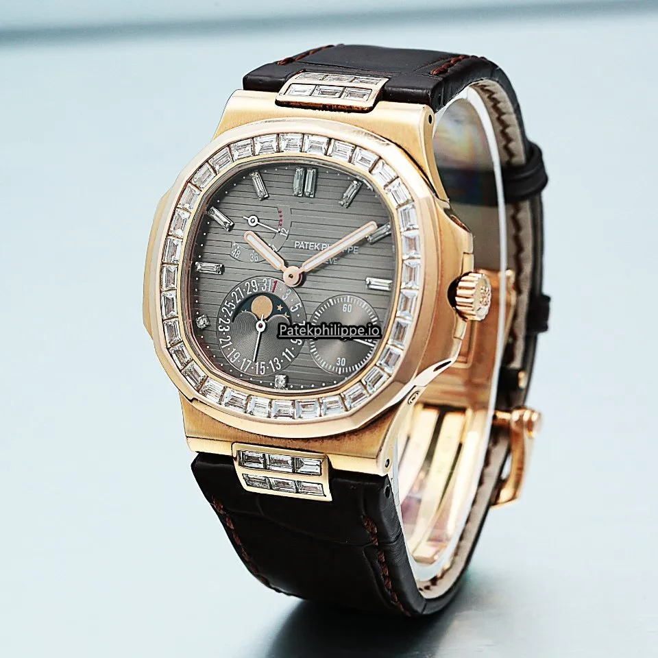 Alternative view of Patek Philippe Nautilus 5712r-001 40x38MM Rose Gold Case Automatic