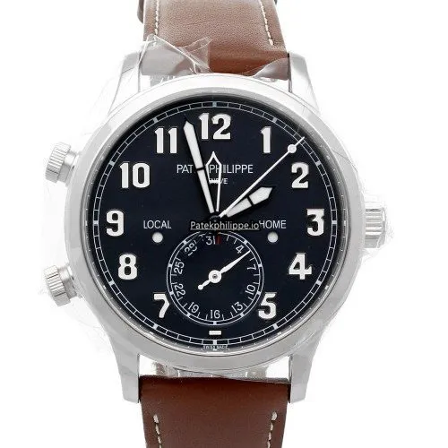 Patek Philippe Travel Time 5524g-001 42MM White Gold Case Automatic