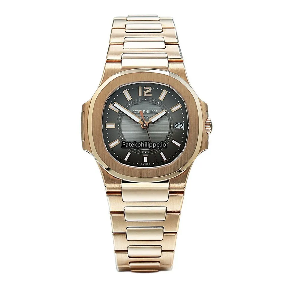Patek Philippe Nautilus 7011/1r-010 Rose Gold Case Quartz