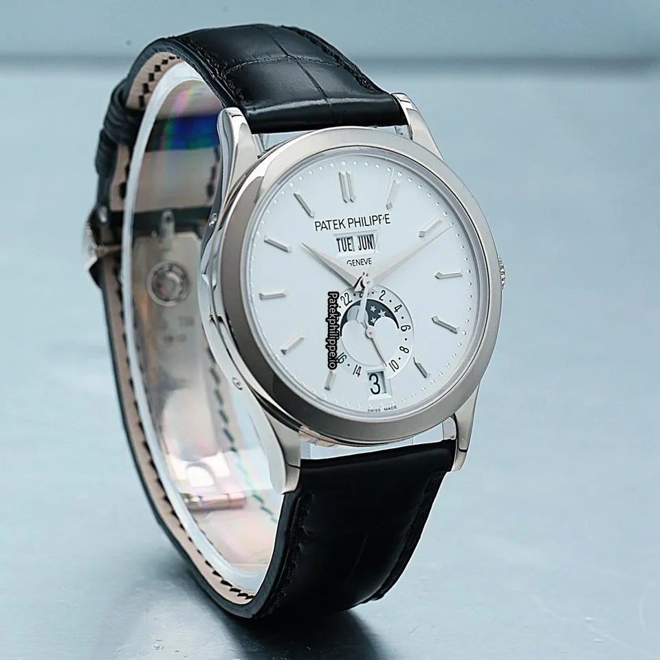 Alternative view of Patek Philippe Annual Calendar 5396g 38MM White Gold Case Automatic