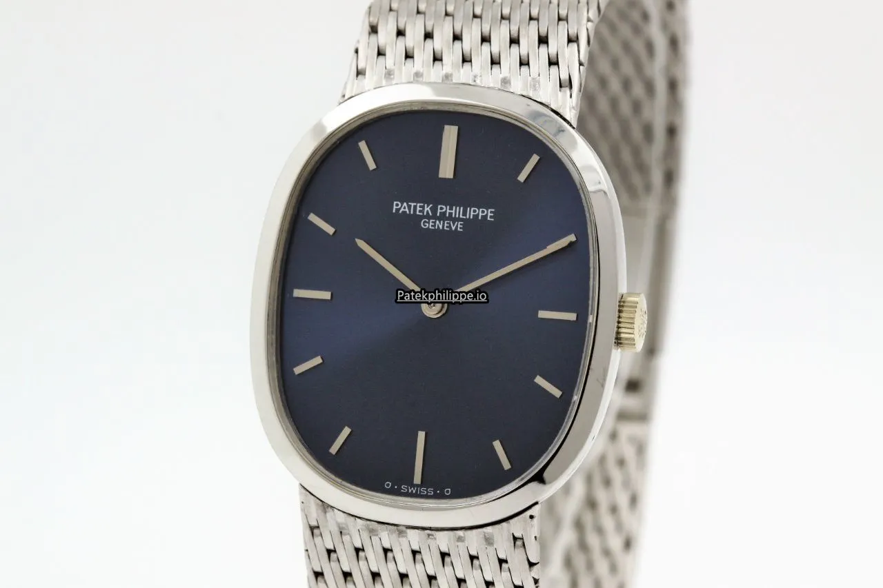 Alternative view of Patek Philippe Golden Ellipse 3548 27x32MM White Gold Case Manual Winding