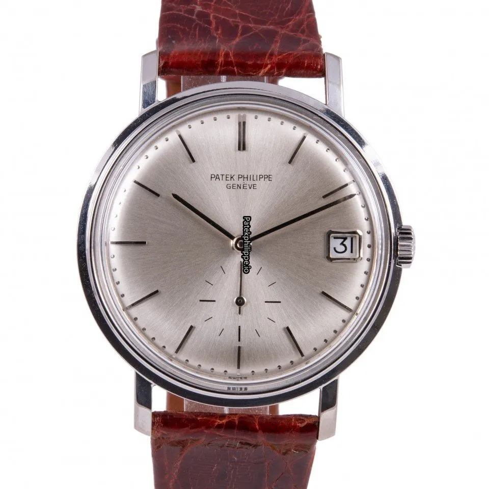 Patek Philippe Calatrava 3445 1970 35MM White Gold Case Automatic