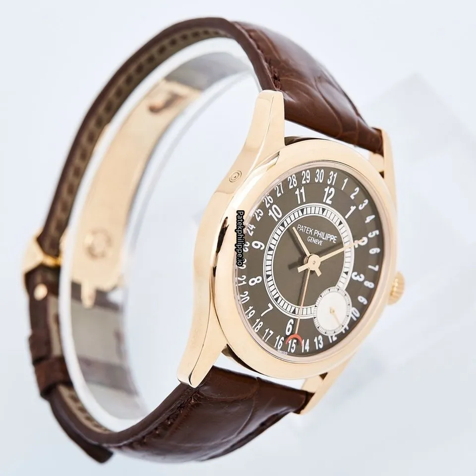 Alternative view of Patek Philippe Calatrava 6000r-001 37MM Rose Gold Case Automatic