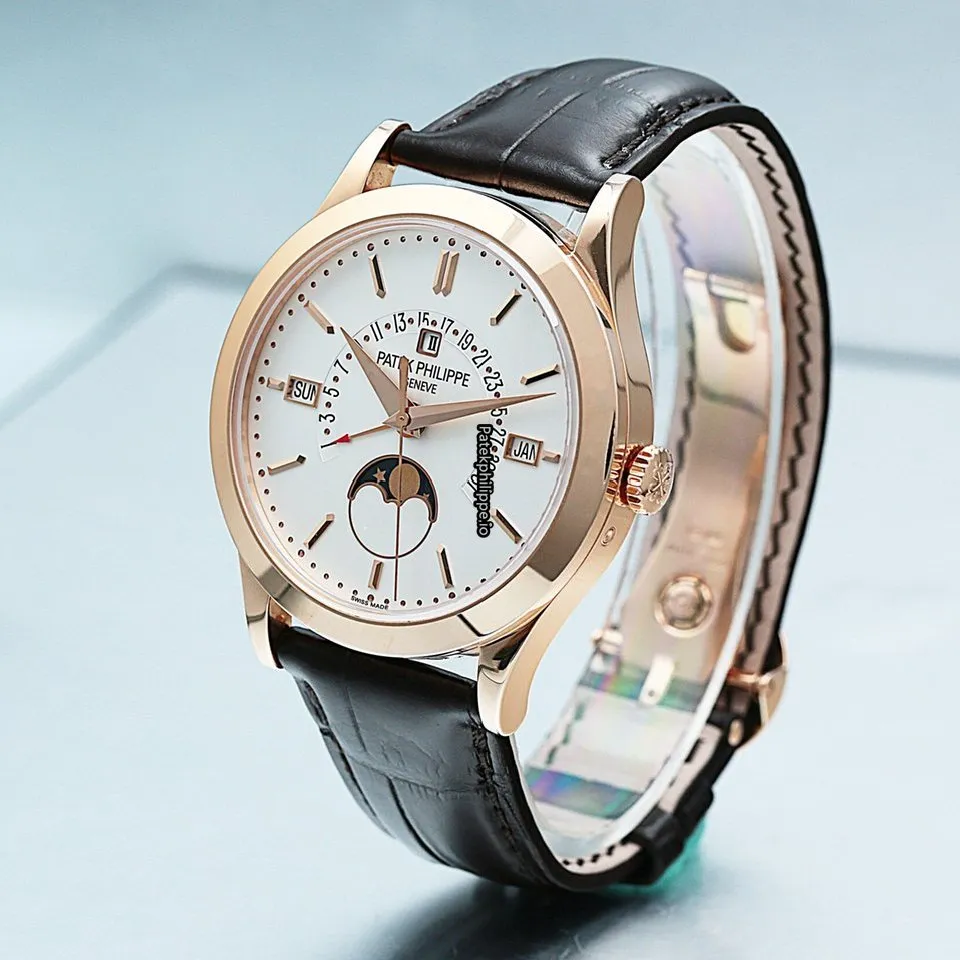 Alternative view of Patek Philippe Perpetual Calendar 5496r-001 39.5MM Rose Gold Case Automatic