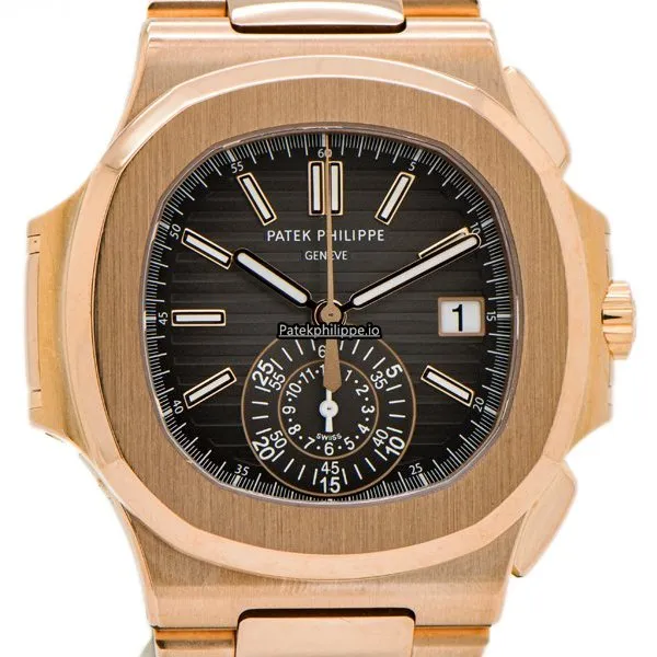 Patek Philippe Nautilus 5980/1r-001 40.5MM Rose Gold Case Automatic